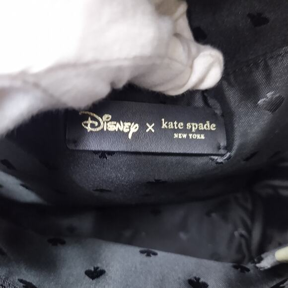 Kate Spade Disney x Minnie Mouse Black Leather Backpack With Wallet - NWT